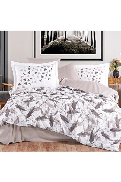 Hobby Set de lenjerie de pat din poplin pentru o persoană Silva Taş