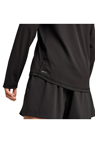 Puma Run Velocity Ls Tee (Poly) Men's Black Running T-Shirt Men's Running T-Shirt 526604