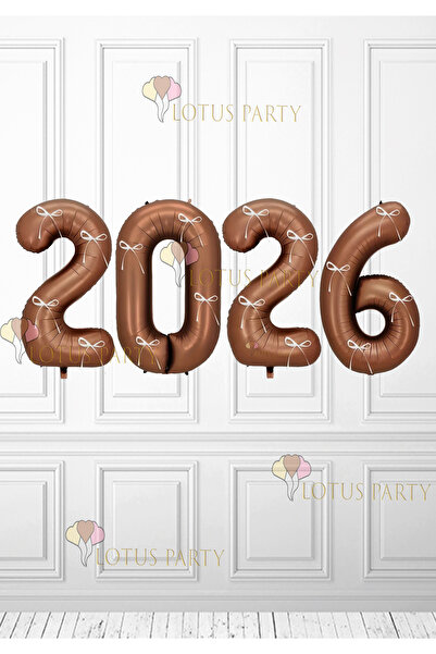 LOTUS PARTY 2026 Αριθμητικό μπαλόνι από αλουμινόχαρτο γιορτή της Πρωτοχρονιάς Μποέμικο νέο έτος αριθμητικό Pinterest 2026 Αριθμητικό μπαλόνι καφέ