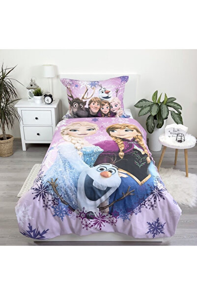 Frozen Disney Frozen Pink-purple bedding set 140×200cm, 70×90 cm