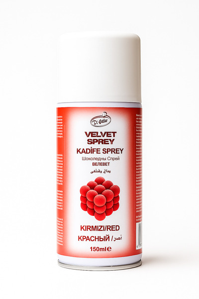 Top Ingrediente Βαφή μαλλιών σε σπρέι Velvet – Απαλό αποτέλεσμα – Κόκκινο – 150 ml – Dr. Gusto