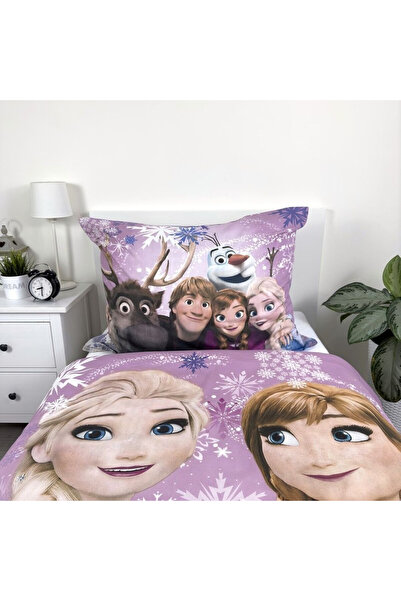 Frozen Disney Frozen Pink-purple bedding set 140×200cm, 70×90 cm