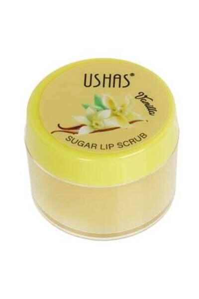 Ushas Lip Scrub cu Zahar Aroma de Vanilie 15g