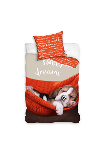 Animals Animals Sweet Dreams Bed Linen Set with Dogs 140×200cm, 70×90 cm