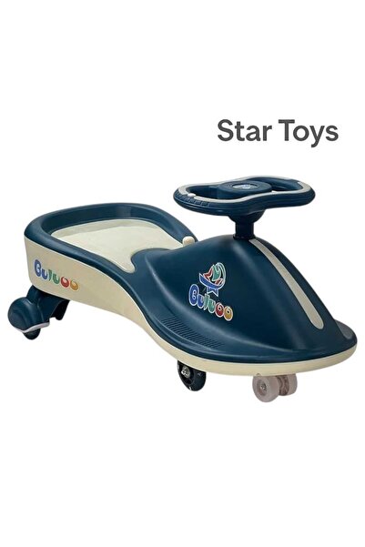 STAR TOYS سيارة عجيبه هزازة للأطفال مع إضاءة LED وموسيقى شيلات