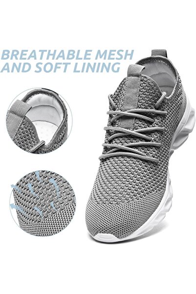 fashionup Running Women's Lightweight Breathable Non-Slip Slip-On Sneakers 42EU