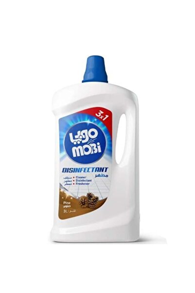 MOBI منظف ومطهر أرضيات الصنوبر سعة 3 لتر - للبلاط والرخام والسيراميك والاستخدام المنزلي