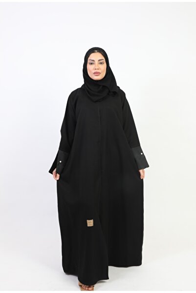 Stylish عباية كلاسيك مزينة بلؤلؤ على الكم