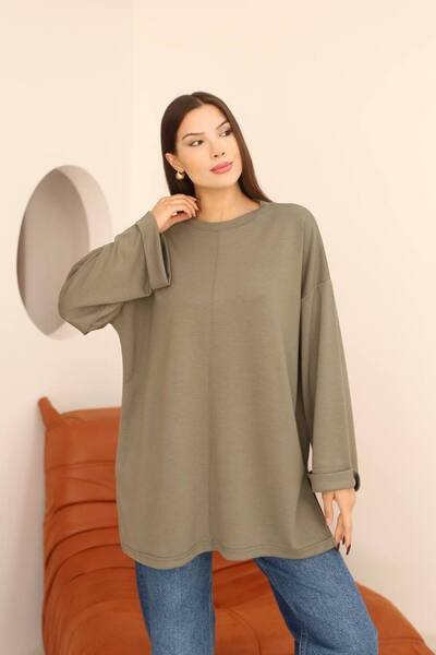 SUN STYLE Women's Comfortable Fit Belted Modal Tunic Set - Casual & Stylish Combination