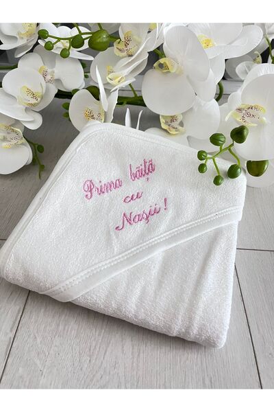 GabrielleBebe Prosop Prima Baita cu Nasii Brodat Culoare Personalizata