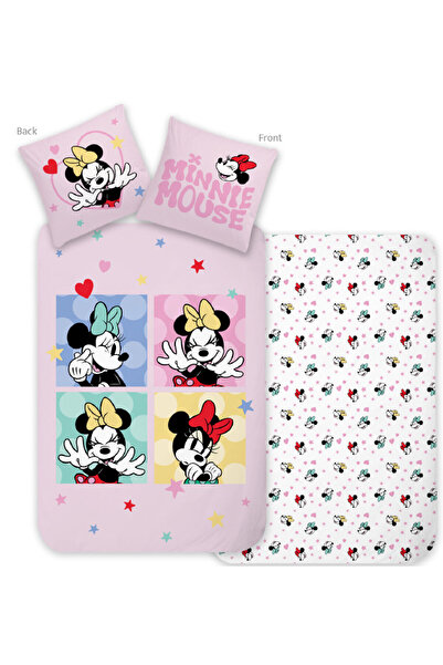 Minnie Mouse Disney Minnie Love & Laughter bedding set 140×200cm, 70×90 cm