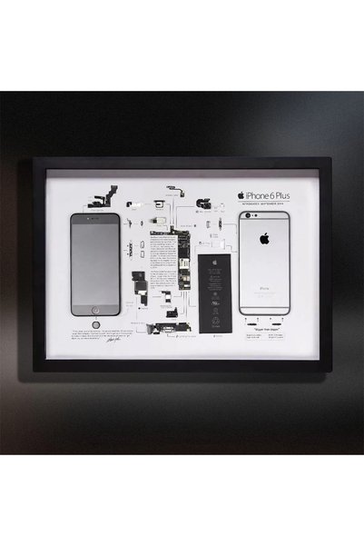 Artiviq iPhone 6 Plus Parçalanmış Tablo – Teknolojinin Duvarda Hayat Bulduğu An