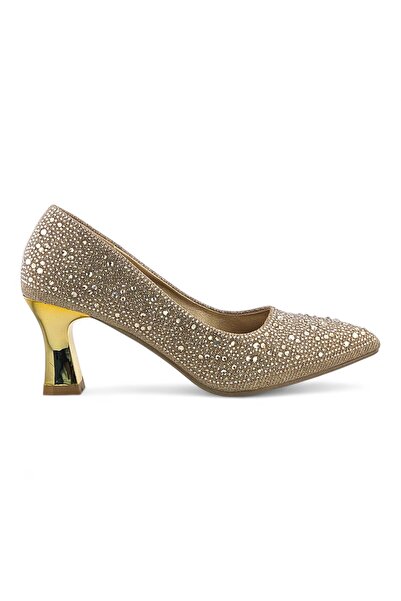 Sunrise Pointed Toe Mid Heel Pump