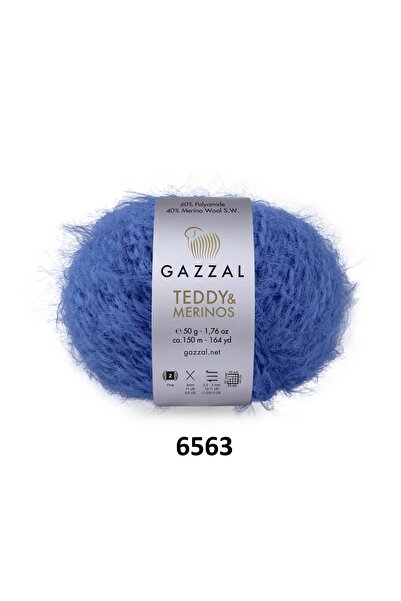 GAZZAL İPLİK Gazzal Teddy Merino Premium Πλεκτικό Νήμα Πολυτελείας 5 Τεμαχίων...