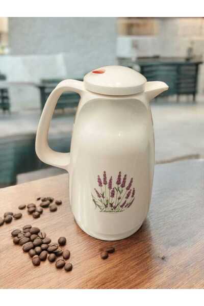 Alsaif Gallery 1.5L Insulated Thermos with a stylish lavender design, featuring a tight-fitting lid and strong insulation for hot and cold beverages.