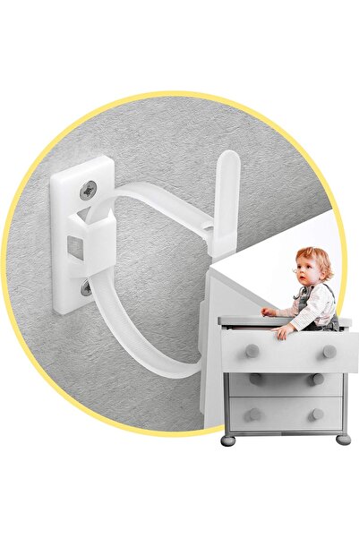 Generic Adjustable Furniture Safety Straps (10 pcs) for Child & Pet Anti-Tip Protection