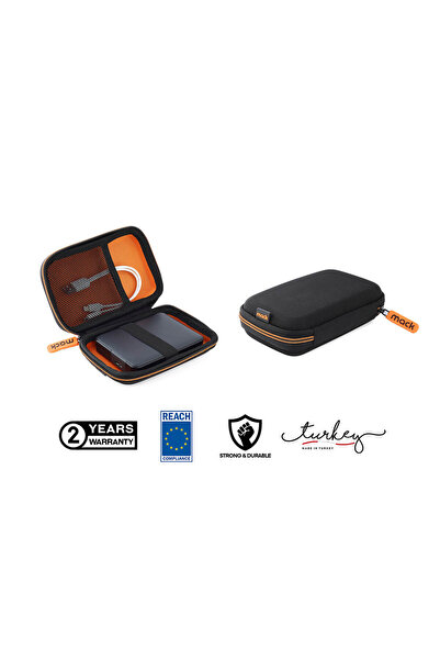 Mack Mcc-4008 2.5 Hard Disk Case Black Orange