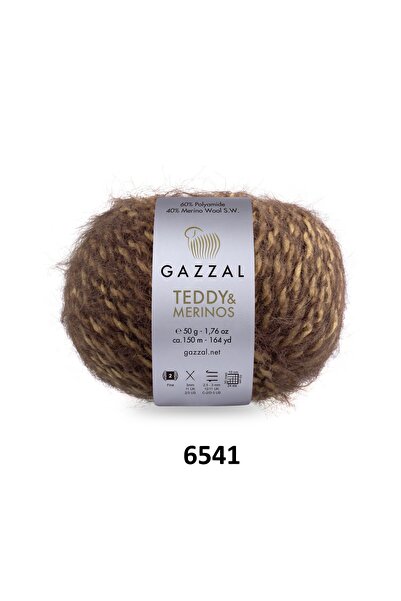 GAZZAL İPLİK Gazzal Teddy Merino Premium Πλεκτικό Νήμα Πολυτελείας 5 Τεμαχίων...