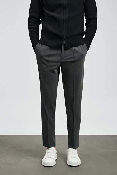 Lufian 112190329 Simon Smart Men's Chino Pants Slim Fit Men's Pants Green