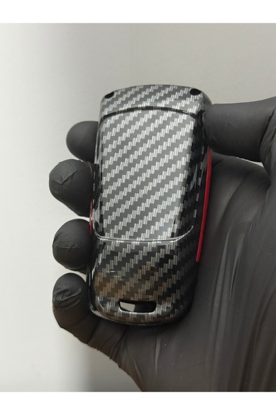 Mavi Keys Pentru Audi Smart New B9 A4 A5 Q5 Q7, cu 3 butoane, din fibră de carbon, husă de protecție pentru chei, cheie roșie