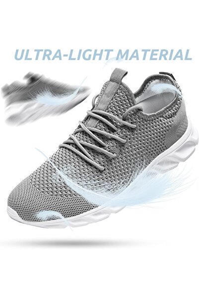 fashionup Running Women's Lightweight Breathable Non-Slip Slip-On Sneakers 42EU