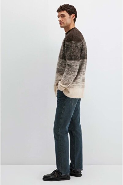 Mavi M0710381-70251 Мъжка блуза с велосипедна яка КАФЯВА