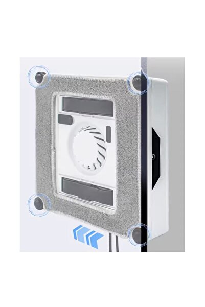 Abir WD8 Replacement Mop Cloths for Window Cleaning Robot, 21x21 cm, Set of 3, Gray