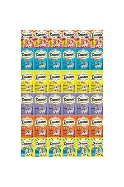 Dreamies Kedi Ödül Maması Karışık Paket 60 gr X36 Adet