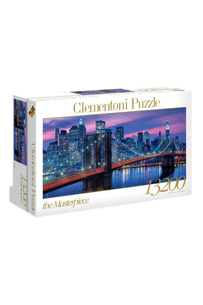 Cities Orașe Brooklyn Bridge Puzzle New York 13200 piese Clementoni