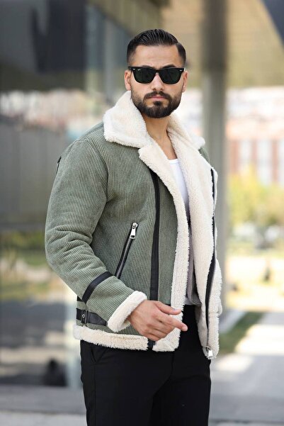 Kawimoda Trendy Velvet Biker Coat with Fur Inside - Matches Casual and Special Outfits