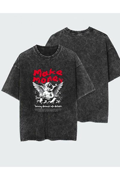 DEEFWEAR Τυπωμένο πλενόμενο αντίκα Unisex T-shirt