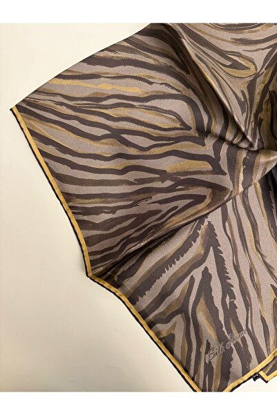 Silk Home Μεταξωτό μαντήλι με σχέδιο ζέβρας