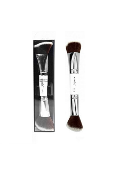 Marble ماربل فرشاة مكياج مزدوجة M12