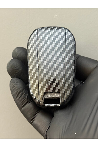 Mavi Keys Citroen Berlingo C-Elysee Peugeot 3008 5008 Opel 3 butoane Husa de protectie pentru telecomanda din fibra de carbon rosu