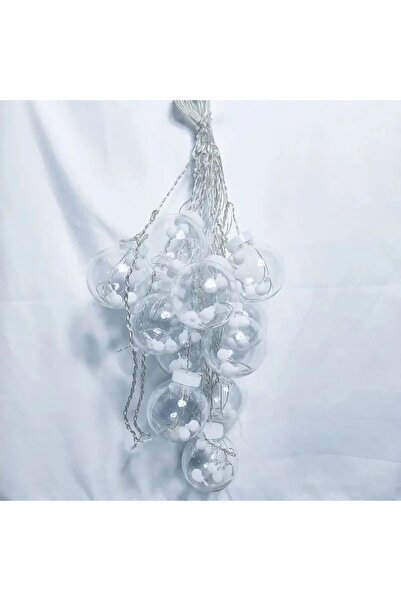 Generic Charming decorative lighting for events - LED string lights with transparent hanging balls (light curtain) for bedrooms and parties