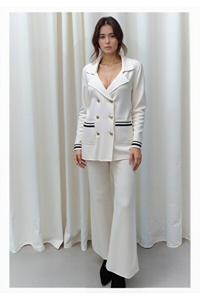 GİYSİ DÜNYASI 57 Triko Kumaş Ceket Pantalon 2 Li̇ Takim