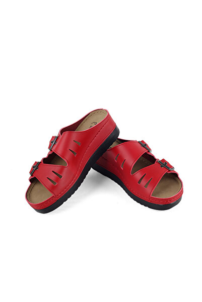 M Miel Women's Orthopedic Double Strap Buckle Comfortable House Slippers