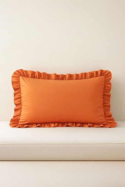 Belomia Home Collection 100% Βαμβακερή Μαξιλαροθήκη με βολάν 50x70 εκ. ~ 1 Τε...