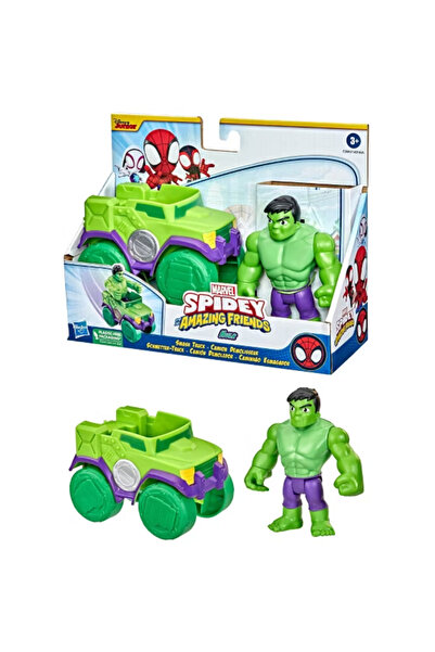 Hasbro Marvel Spidey and Friends Set – Hulk Smash Car and Figure