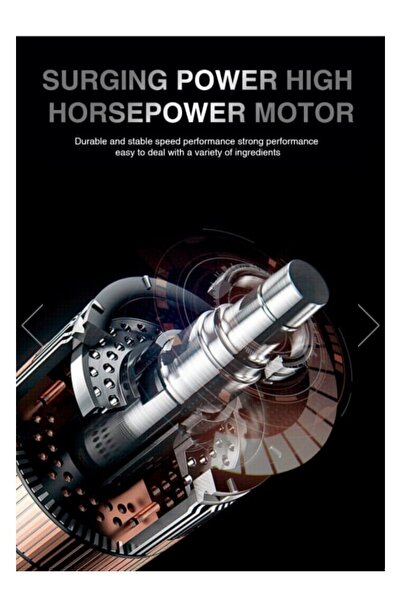 skoedi Professional Blender 2 in 1, 2.5L, 8500w, 32,000 RPM, 15 Speeds, 6 Stainless Steel Blades