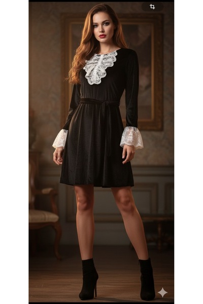 Markasız ucuz Rochie scurta catifea