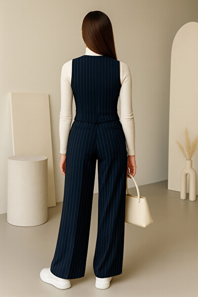 semela Krep Pantalon Vest Suit