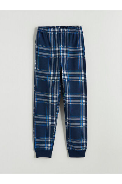 LC Waikiki Pantaloni de pijama pentru băieți în carouri, cu talie elastică, s...