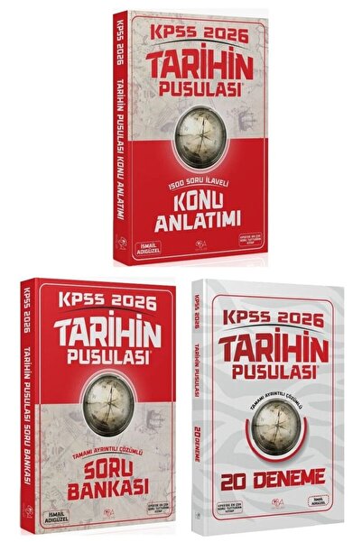 CBA Akademi CBA Yayınları 2026 KPSS Tarihin Pusulası Konu Anlatımı + Soru Ban...