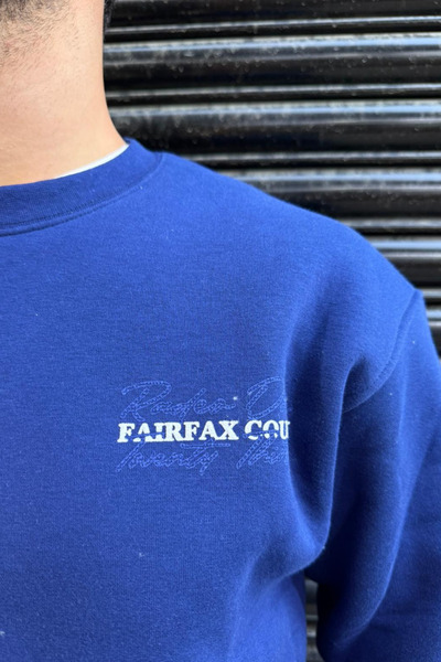 thesunfyre Men's Crew Neck 3 Thread O Oversized Back B Printed Sweatshirt