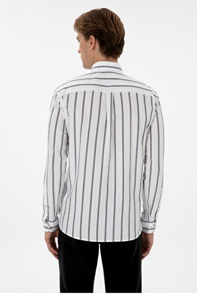 U.S. Polo Assn. U.S. Polo Assn. Regular Fit Button-Down Collar 100% Cotton Shirt