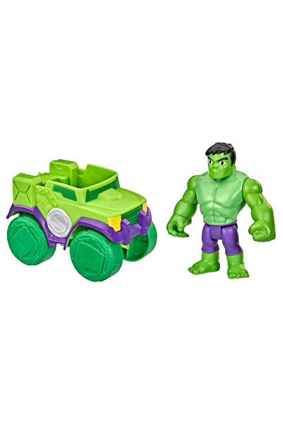 Hasbro Marvel Spidey and Friends Set – Hulk Smash Car and Figure
