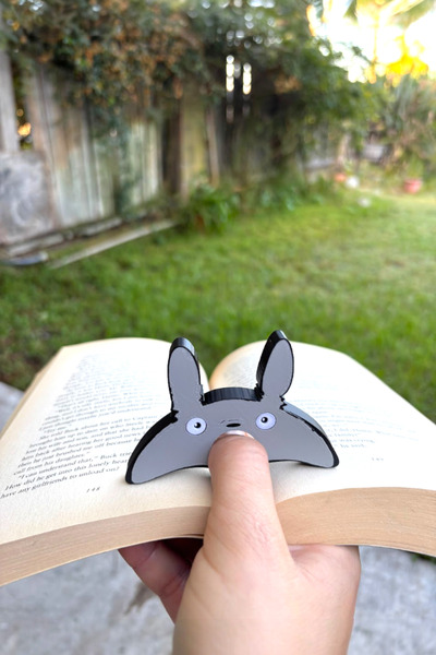 tredblock حلقة قراءة توتورو مع فتحة للأصابع، جهاز قراءة من استوديو غيبلي