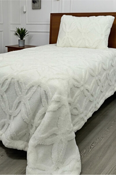 VESSİNOHOME Orion Wellsoft Single Bedspread Set (180×235 cm + 1 Pillowcase) Soft, Luxurious Blanket