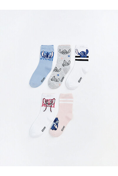 LC Waikiki Özmarka Нов сезон 5-пакет чорапи за момичета с шевове и ангелски мотиви
